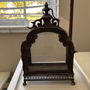Hobby Lobby Dark Brown Metal Decorative Lantern